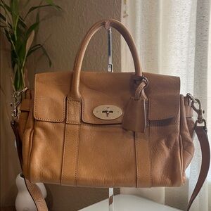 MULBERRY SMALL TAN BAYSWATER SATCHEL